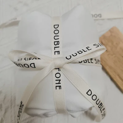 Personalized polyester cotton Ribbon Printed with Your logo For Gift Packaging,100 yards Roll