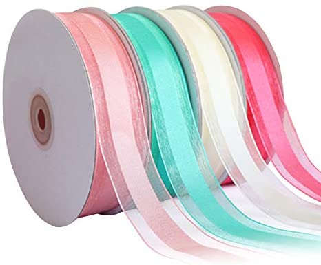 Personalized Satin Center Organza Ribbon