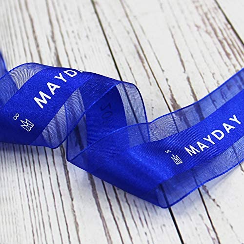 Personalized Satin Center Organza Ribbon