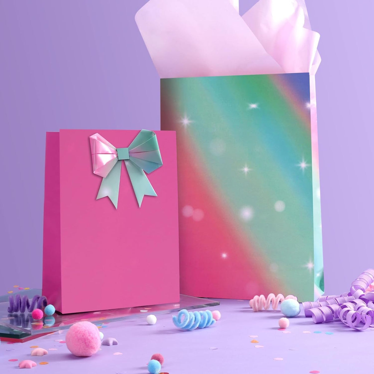 WRAPLA Butterfly Wrapping Paper for Girls Women Birthdays 43cm x 10m