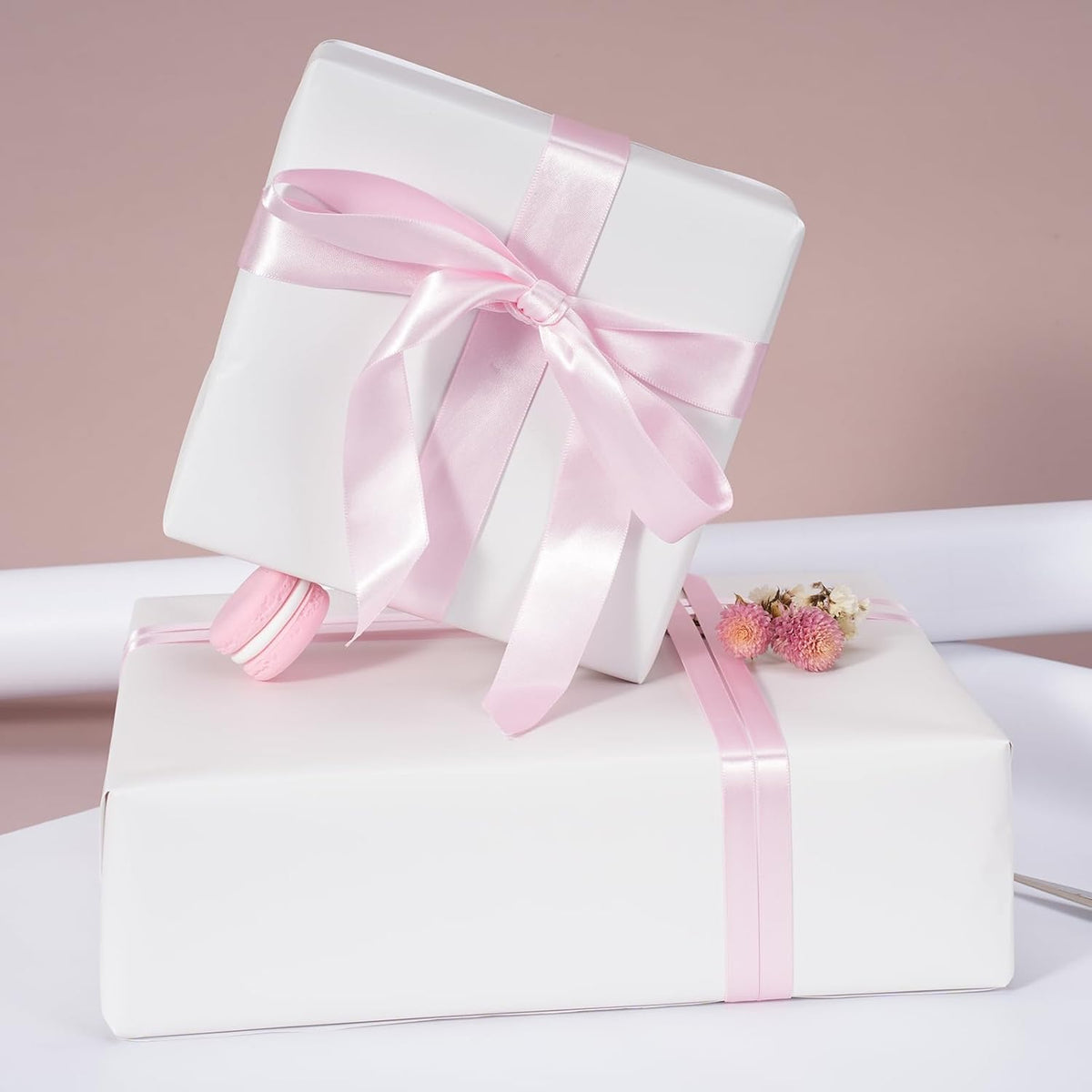 WRAPLA Burgundy Matte Metallic Wrapping Paper, Solid Color Gift Wrap