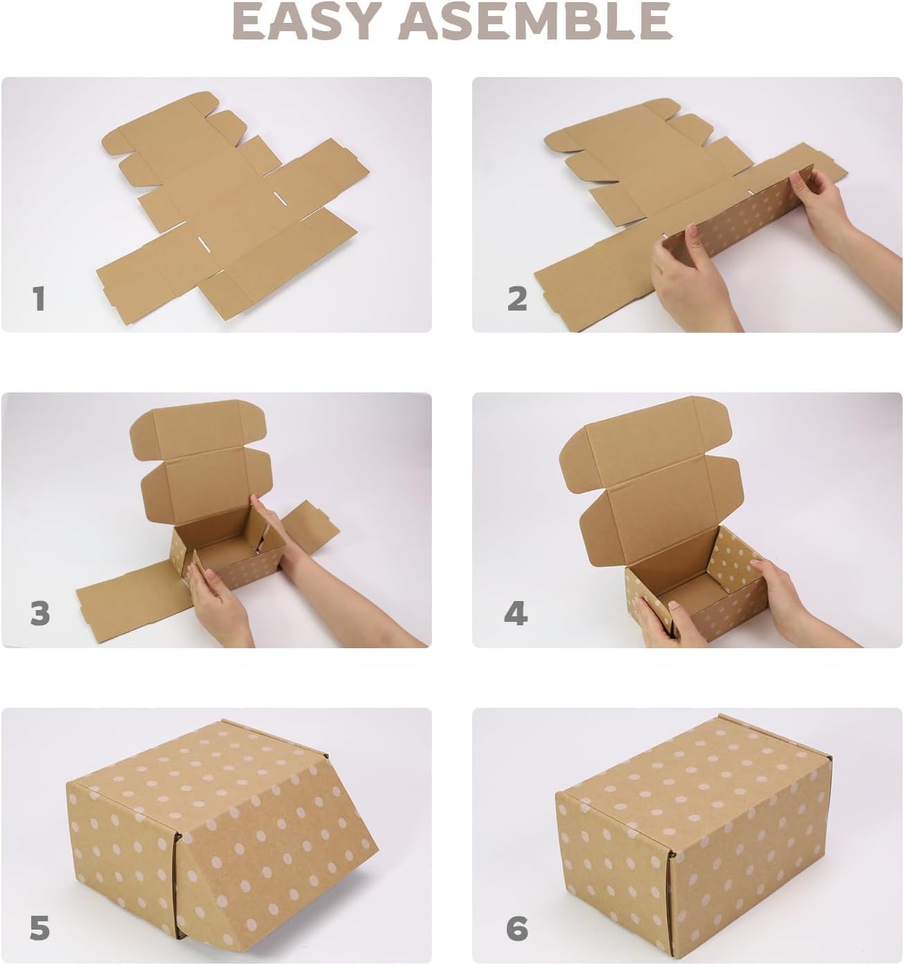 25 Pack Corrugated Cardboard Shipping Boxes 152x100x76mm (6x4x3 Inch) - Kraft Gift Boxes for Mailing, Gift Wrapping & Storage, Mailer Boxes for Business