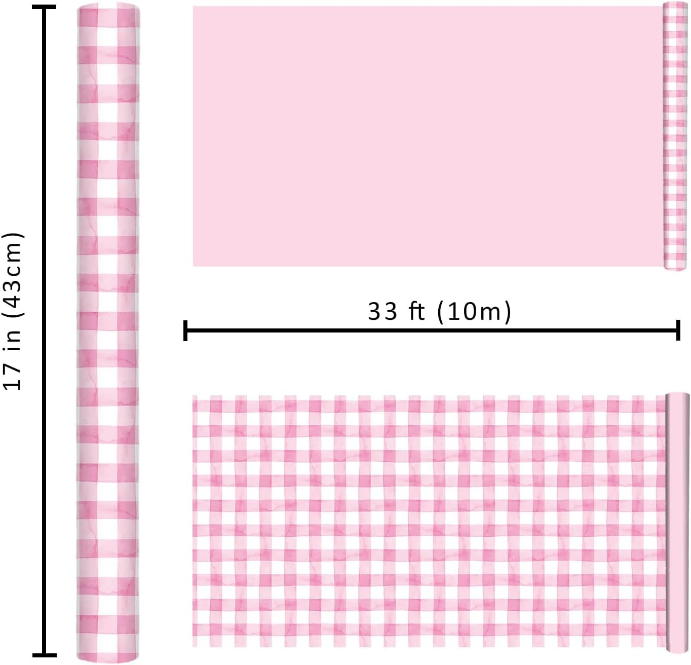 WRAPLA Bright Wrapping Paper, Balloons Dots For kid Birthday & Baby shower