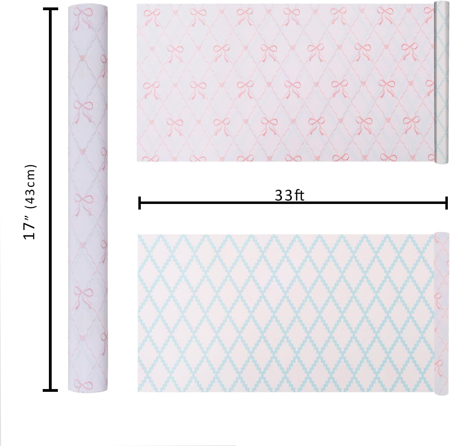 WRAPLA Bright Wrapping Paper, Balloons Dots For kid Birthday & Baby shower