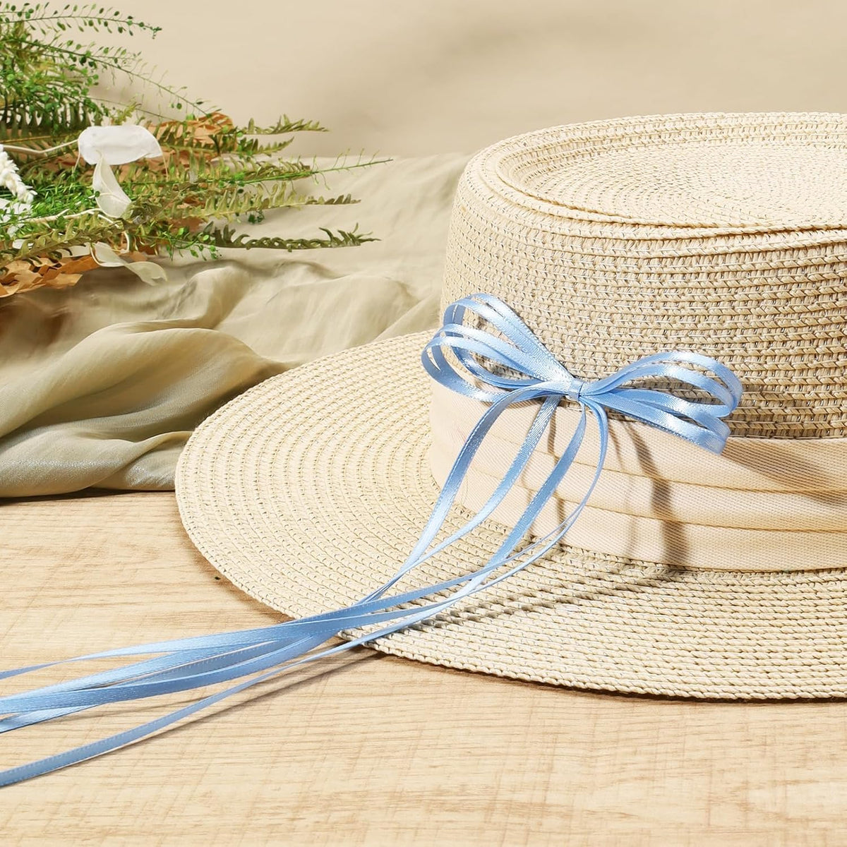Light Blue Satin Ribbon 3 Inch 10 Yards Double Faced Luxury Baby Blue Silk Ribbon for Gift Wrapping Flower Bouquets Bow Christmas Wedding Party Decoration