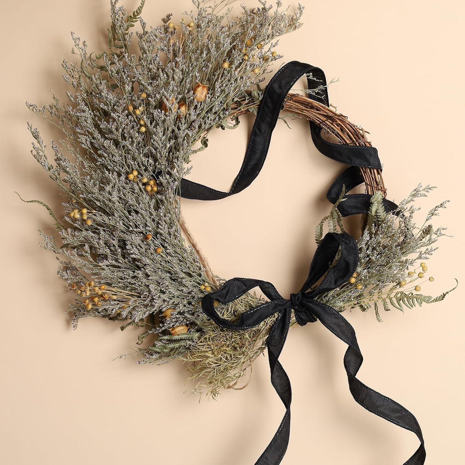 Moss Ribbon Wired 1 Inch x 10 Yards, Dupioni Christmas Decor