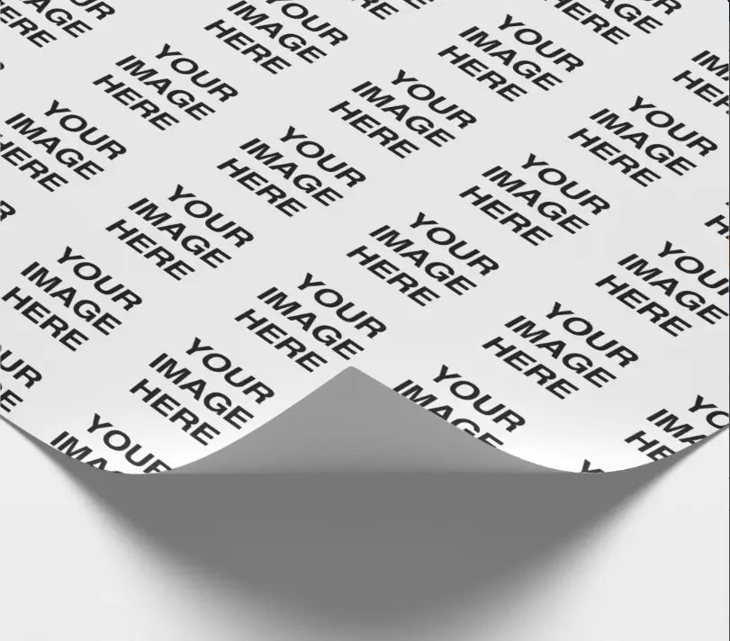 Custom Flat Wrapping Paper for Crafts, Personalized Wrapping Paper Printed-500PCs(Price includes shipping fee)