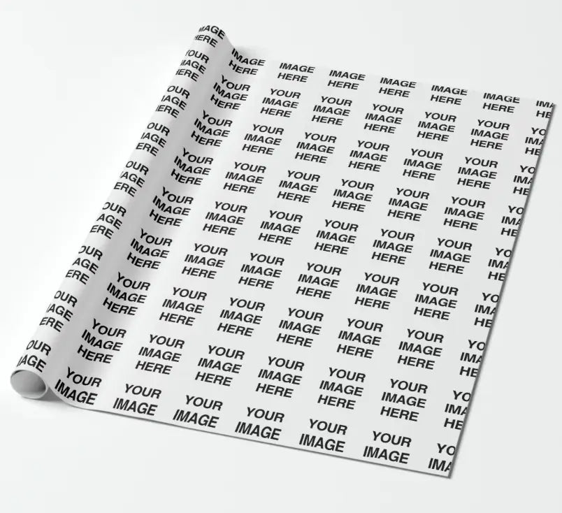 Custom Flat Wrapping Paper for Crafts, Personalized Wrapping Paper Printed-500PCs(Price includes shipping fee)