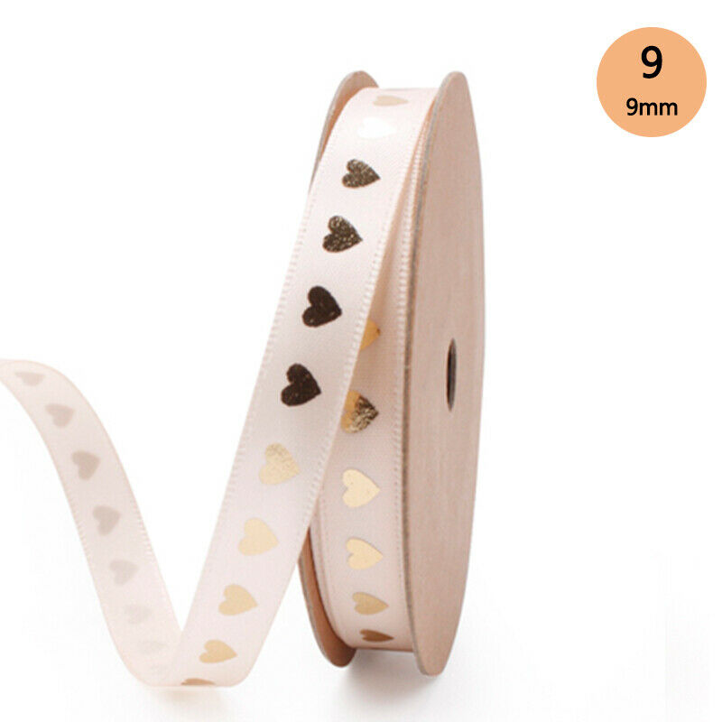 9M Gift Wrapping Enjoy Life Series Characters Printed Grosgrain Satin Ribbon Party Packing