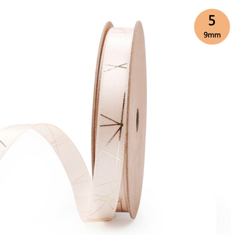 9M Gift Wrapping Enjoy Life Series Characters Printed Grosgrain Satin Ribbon Party Packing