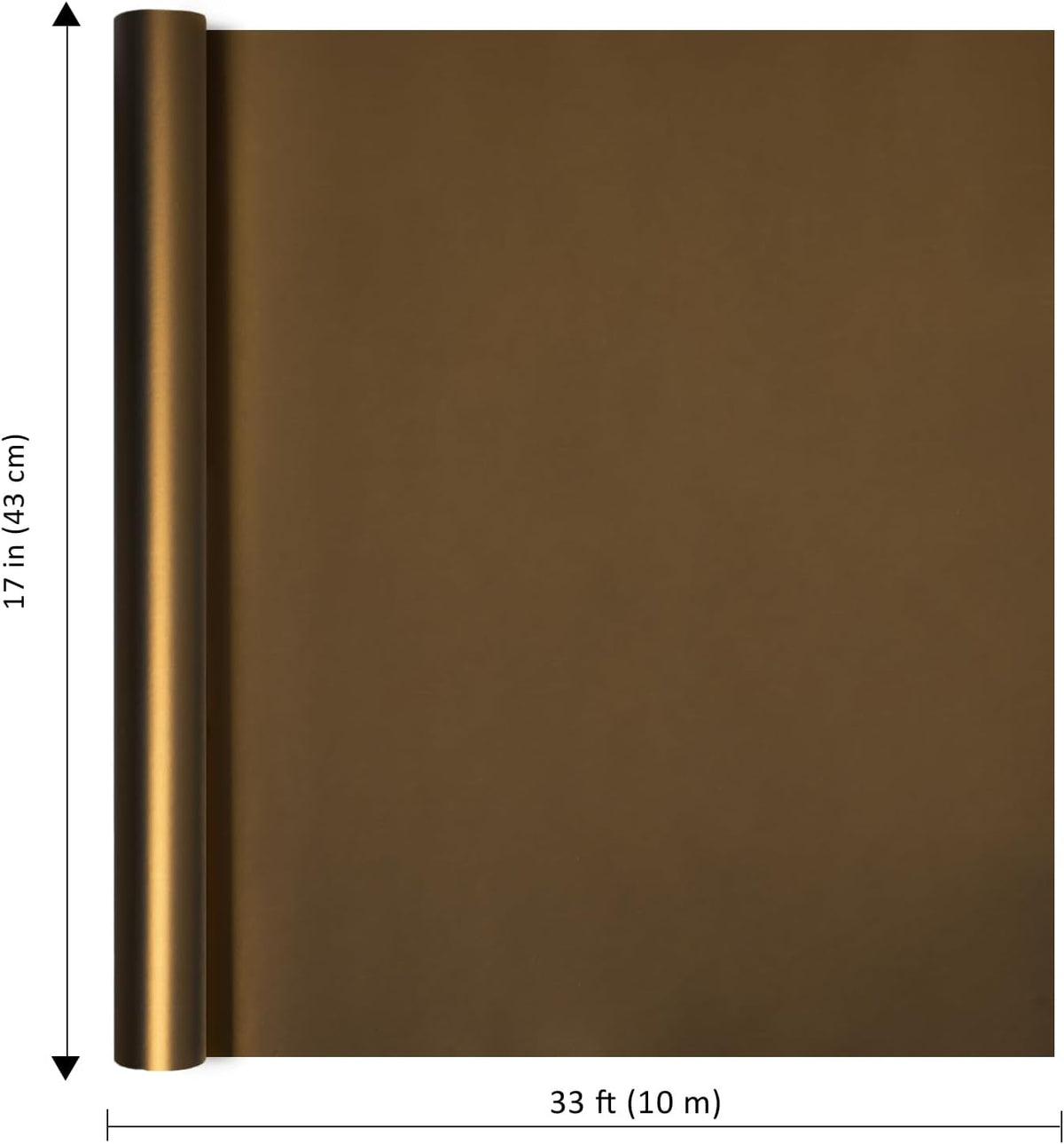 WRAPLA Burgundy Matte Metallic Wrapping Paper, Solid Color Gift Wrap