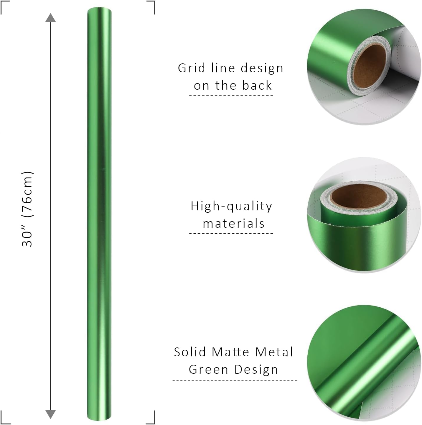 WRAPLA Burgundy Matte Metallic Wrapping Paper, Solid Color Gift Wrap