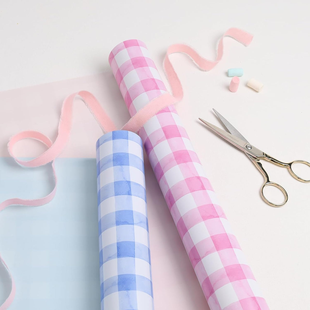 WRAPLA Bright Wrapping Paper, Balloons Dots For kid Birthday & Baby shower