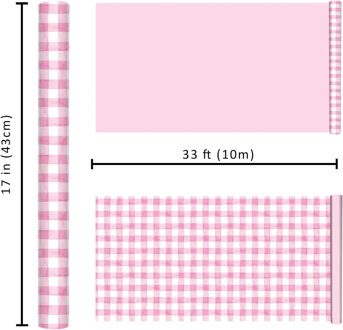 WRAPLA Bright Wrapping Paper, Balloons Dots For kid Birthday & Baby shower