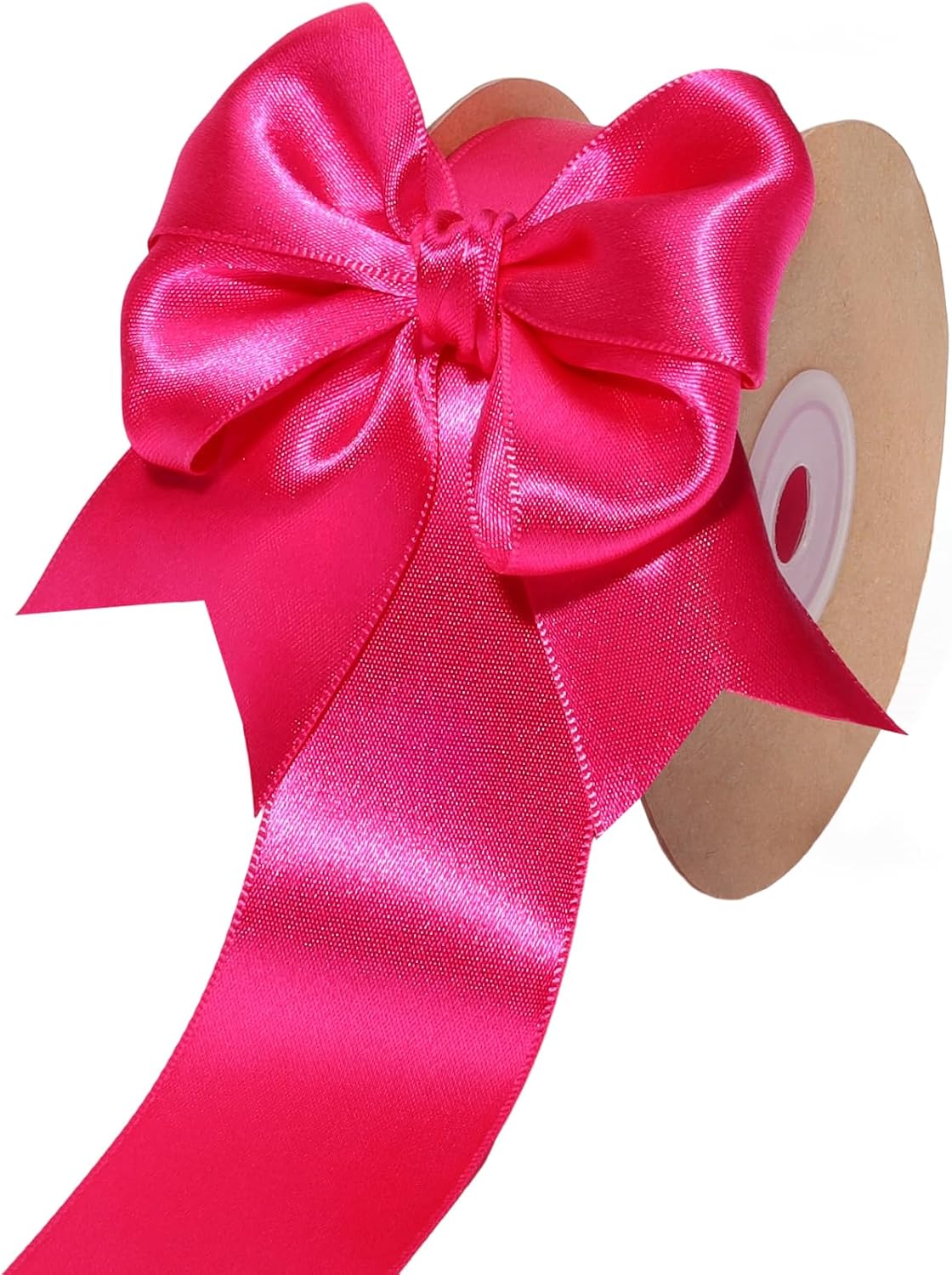 Light Blue Satin Ribbon 3 Inch 10 Yards Double Faced Luxury Baby Blue Silk Ribbon for Gift Wrapping Flower Bouquets Bow Christmas Wedding Party Decoration