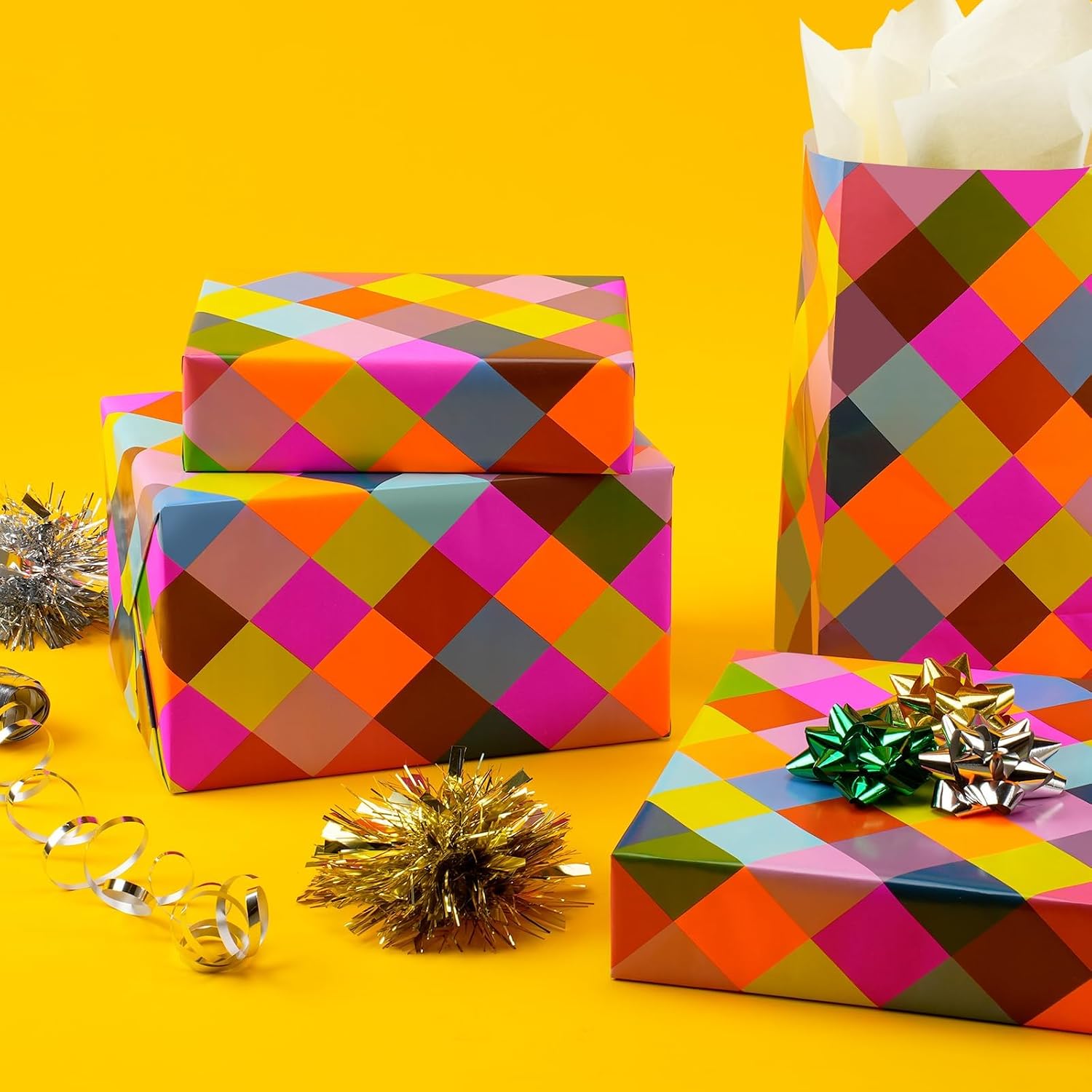 WRAPLA Butterfly Wrapping Paper for Girls Women Birthdays 43cm x 10m