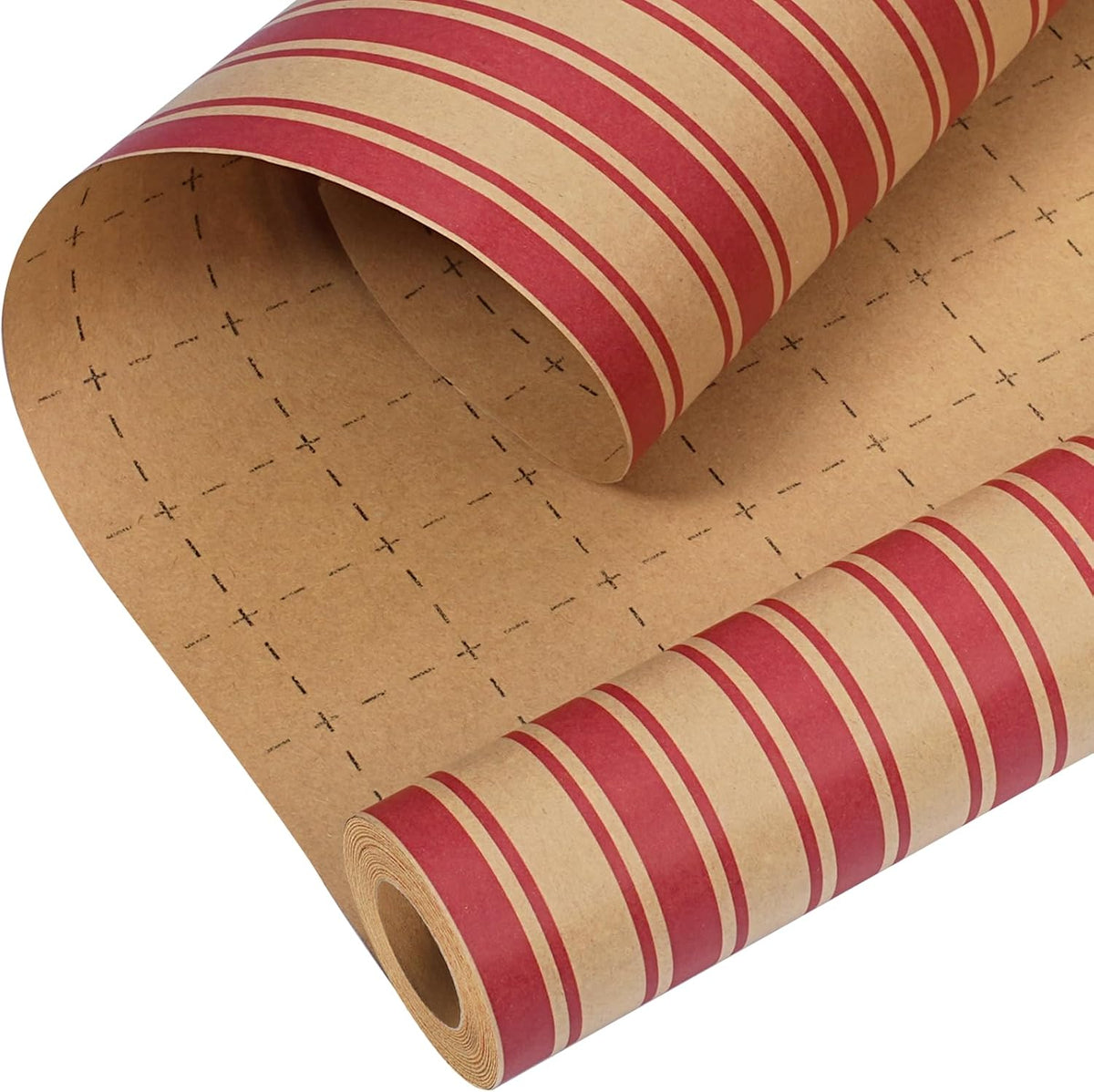 WRAPLA Christmas Wrapping Paper Doe Floral and Tree Design Gift Wrap