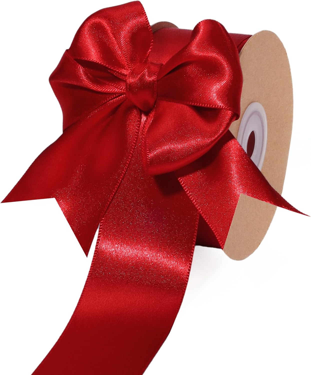 Light Blue Satin Ribbon 3 Inch 10 Yards Double Faced Luxury Baby Blue Silk Ribbon for Gift Wrapping Flower Bouquets Bow Christmas Wedding Party Decoration