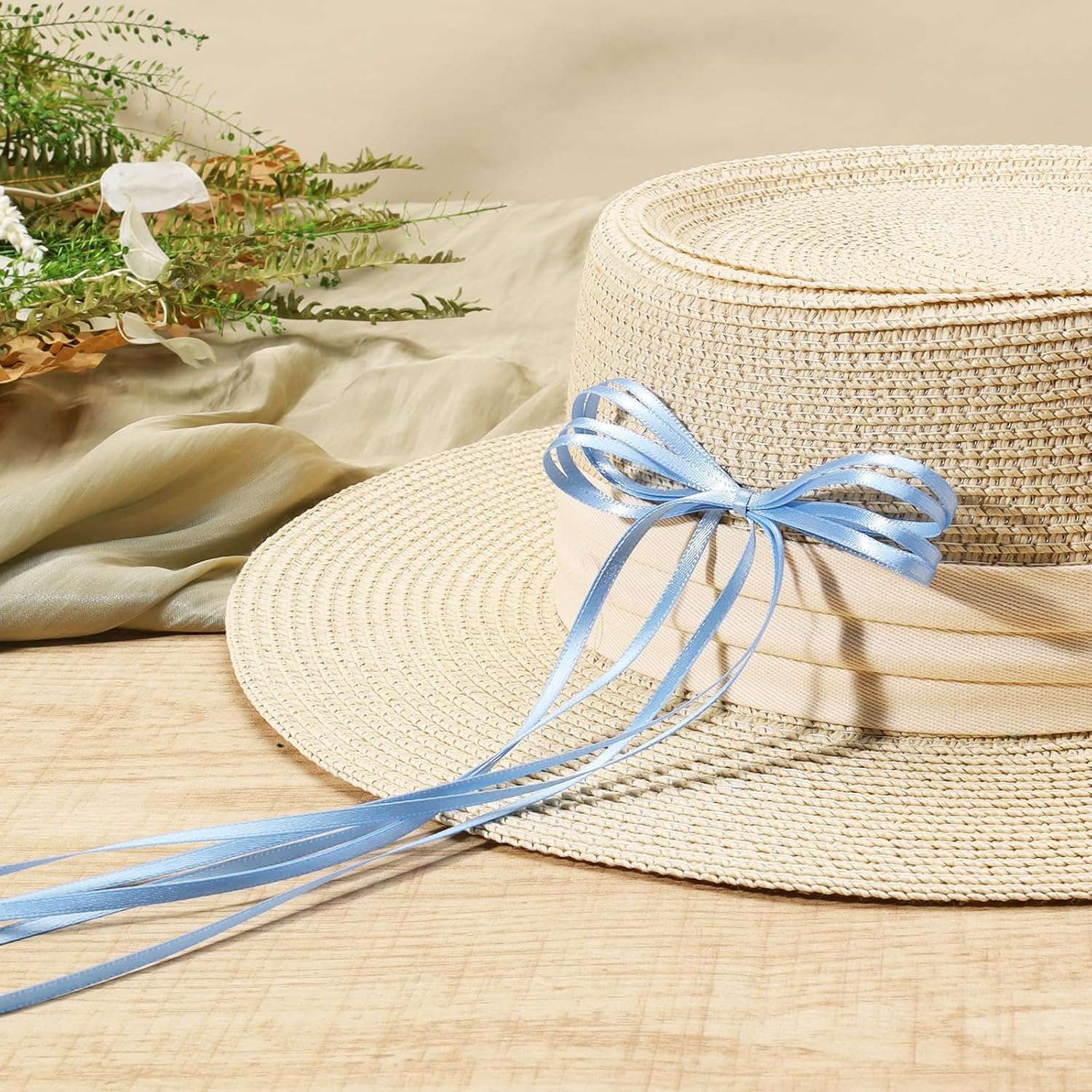 Light Blue Satin Ribbon 3 Inch 10 Yards Double Faced Luxury Baby Blue Silk Ribbon for Gift Wrapping Flower Bouquets Bow Christmas Wedding Party Decoration