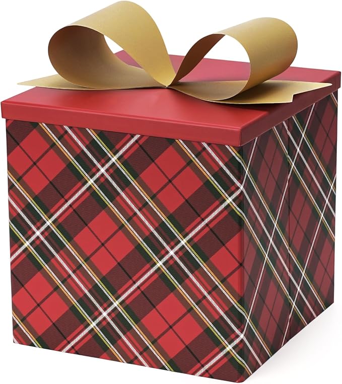 WRAPLA Boxes with Lids for Presents Nutcracker Design