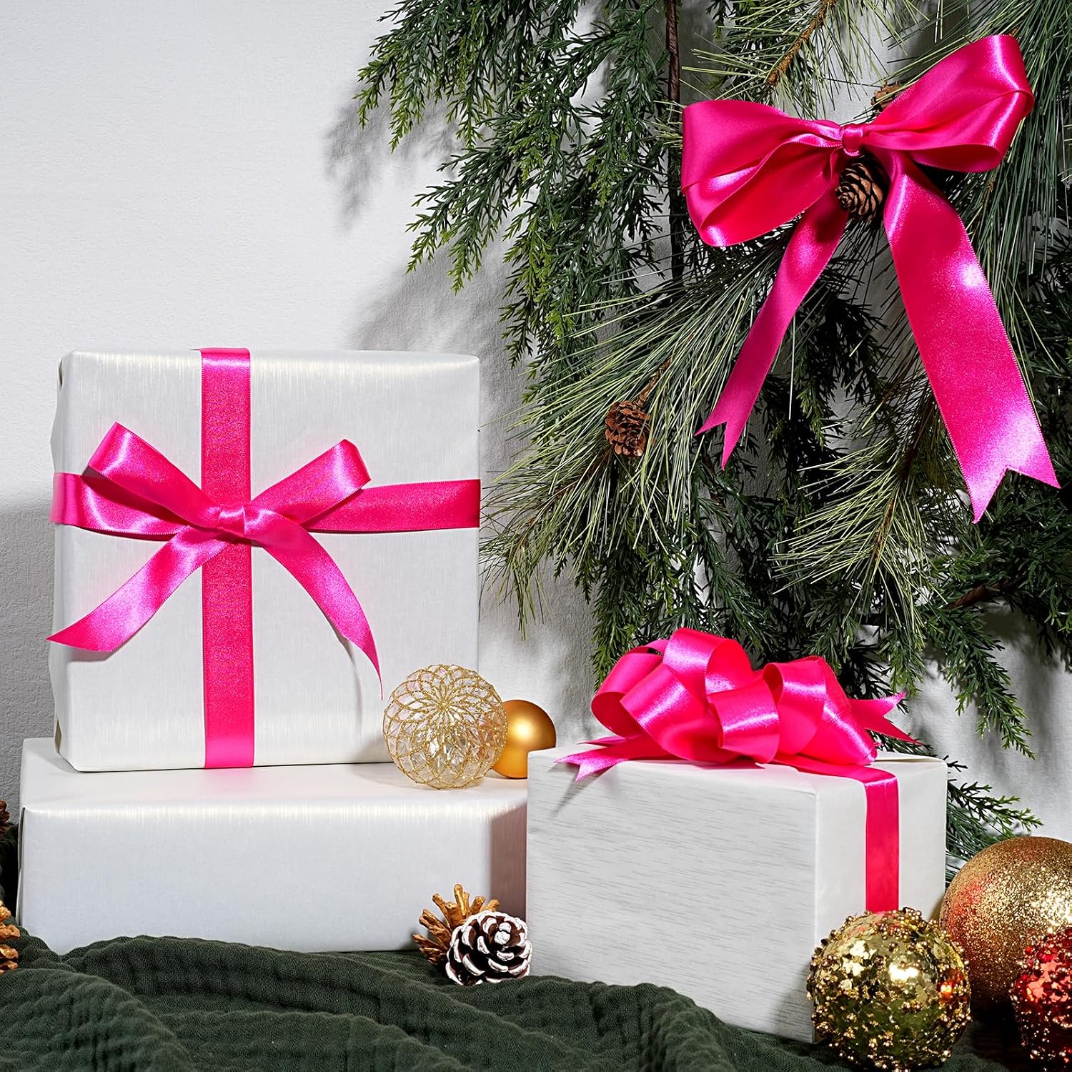 WRAPLA Black Kraft Wrapping Paper Solid Color Matte Textured Paper