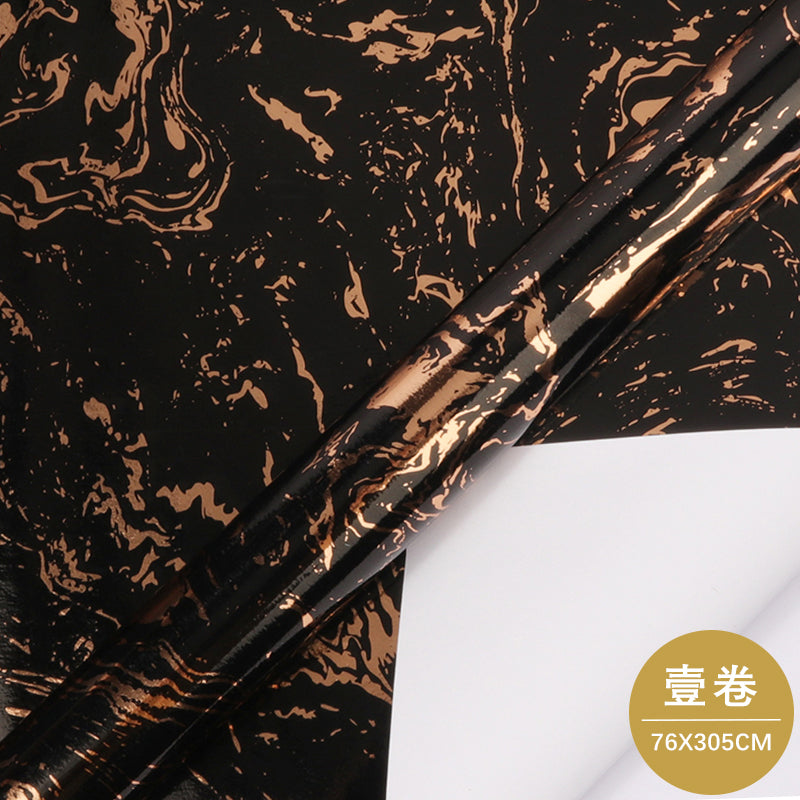 WRAPLA Christmas Wrapping paper - Black and Gold Pattern For Wedding, Birthdays, Valentines, Christmas Party- 5 Roll - 76 cm X 3 m Per Roll