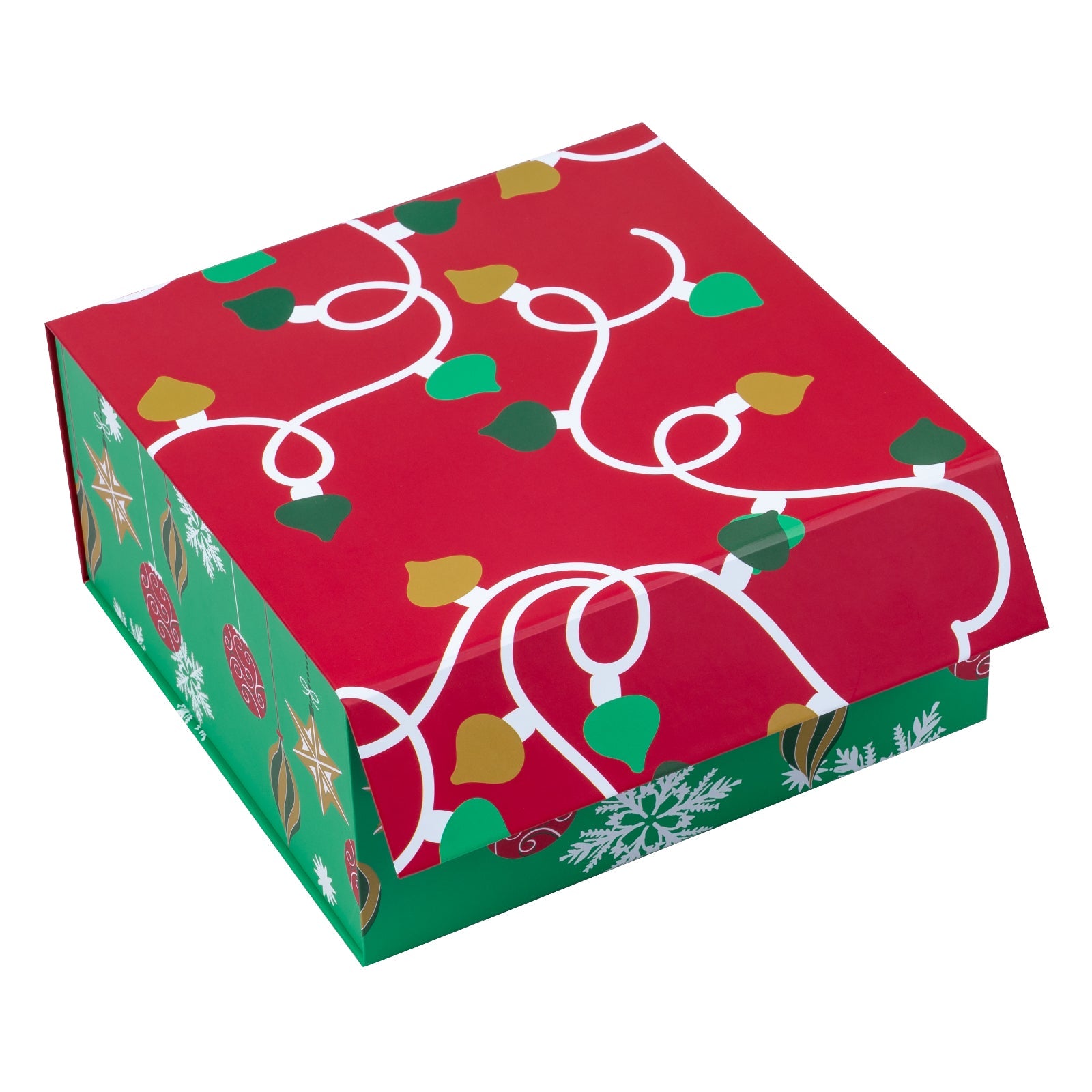 20x20x10cm Collapsible Gift Box Magnetic Closure Christmas Ornament Wedding Party Wrapping