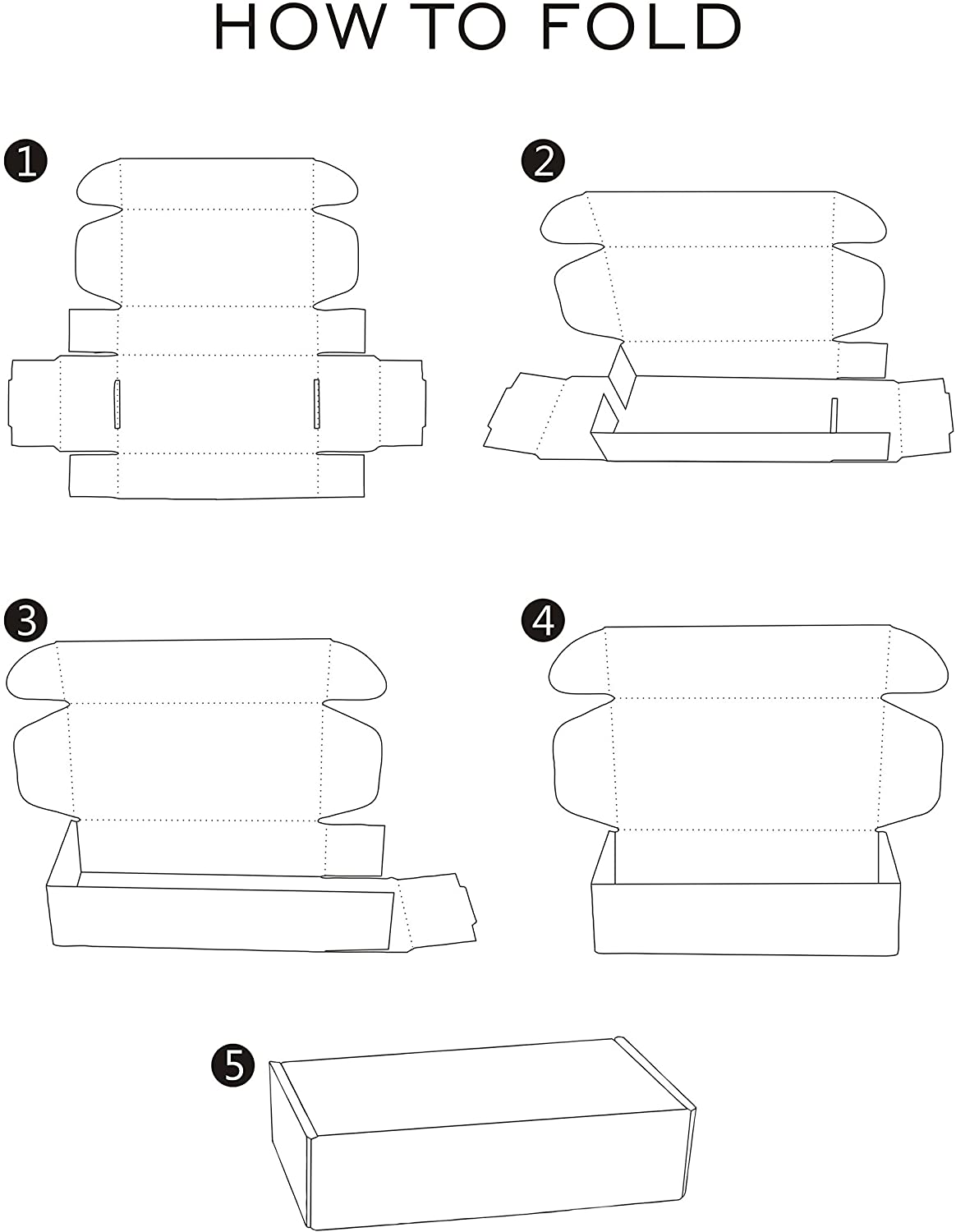 WRAPLA Recyclable Corrugated Box Mailers - Cardboard Box Perfect for Shipping Small -10 X 10 X 5 CM - 50 Pack - Kraft